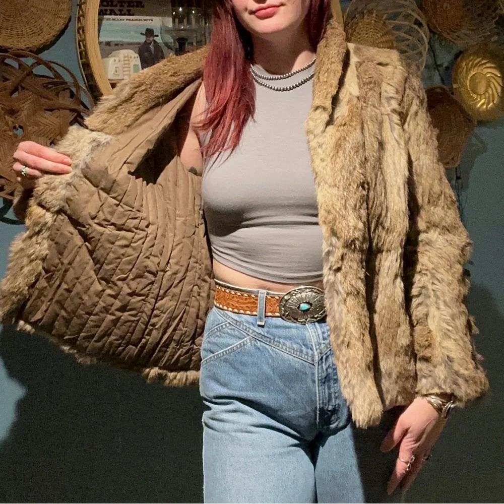 Genuine Rabbit fur jacket - Picture 5 of 6
